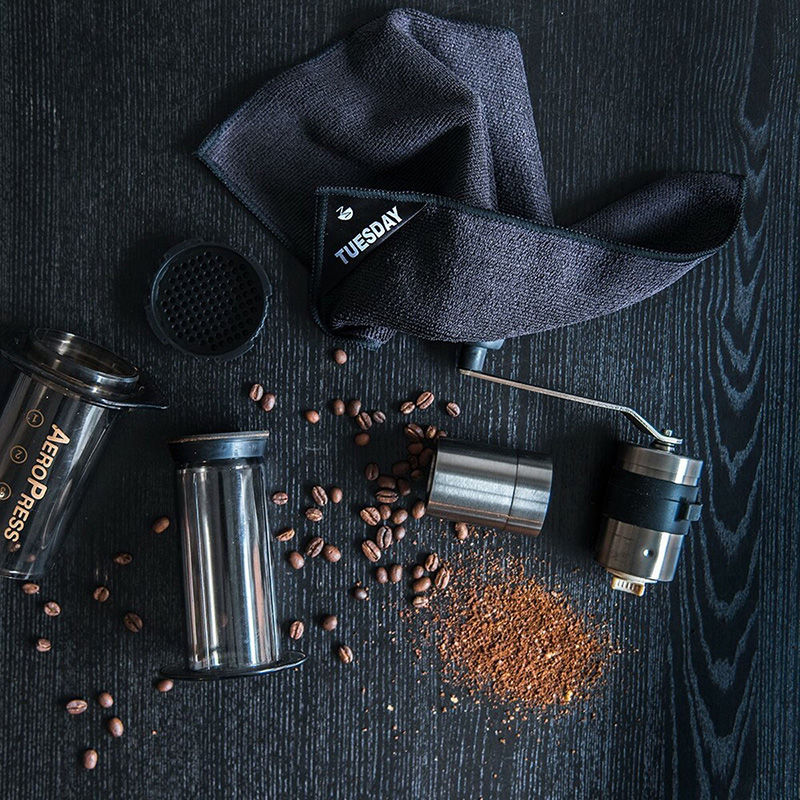 Klud Microvezel Vaatdoekjesset Zwart 7 Stuks