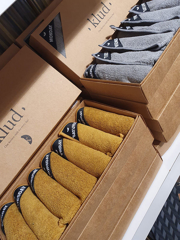 Klud Microvezel Vaatdoekjesset Geel 7 Stuks