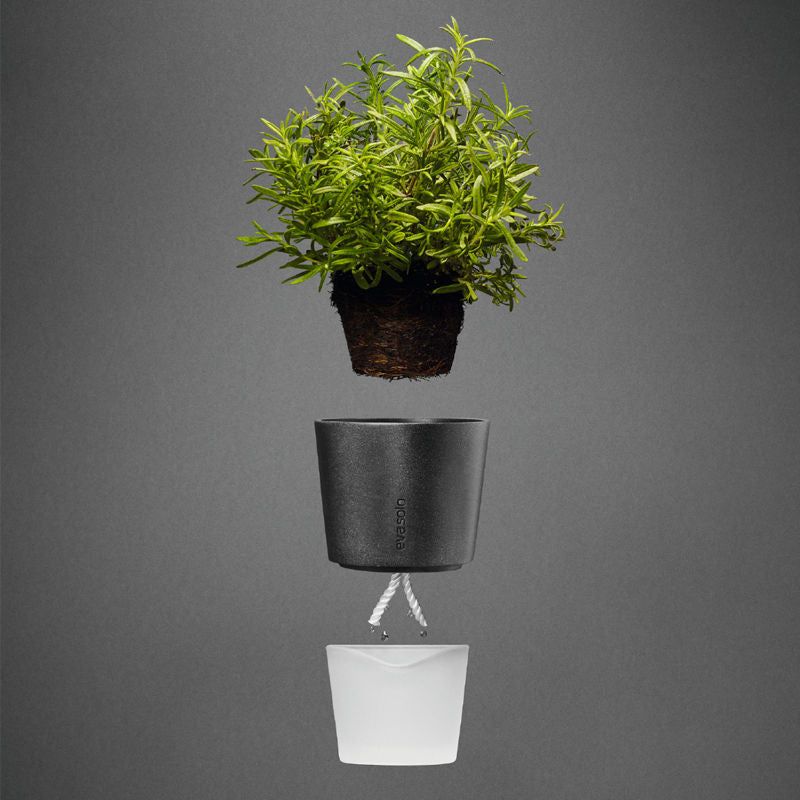 Eva Solo Tools Kruidenpot Met Reservoir Grijs