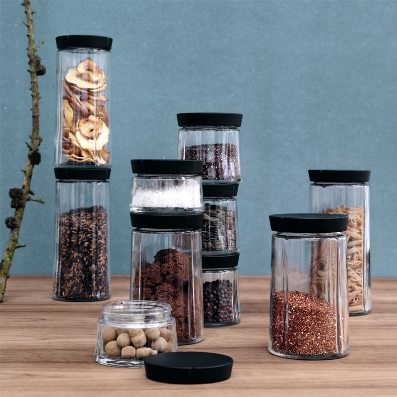 Rosendahl Grand Cru Voorraadpot 25 Cl – Voorraadpot Van Rosendahl In Rvs-Glanzend Loodvrijglas, Kunststof