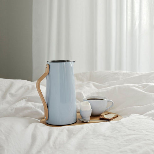 Stelton Emma Thermoskan Blauw – Thermoskan Van Stelton In Rvs-Mat Kunststof
