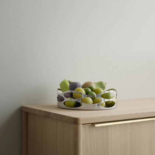 Stelton Embrace Broodmand Grijs – Broodmand Van Stelton In Rvs-Mat Roestvrij Staal