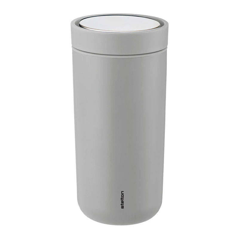 Stelton To Go CliCk Thermosbeker Licht Grijs 0,2 L
