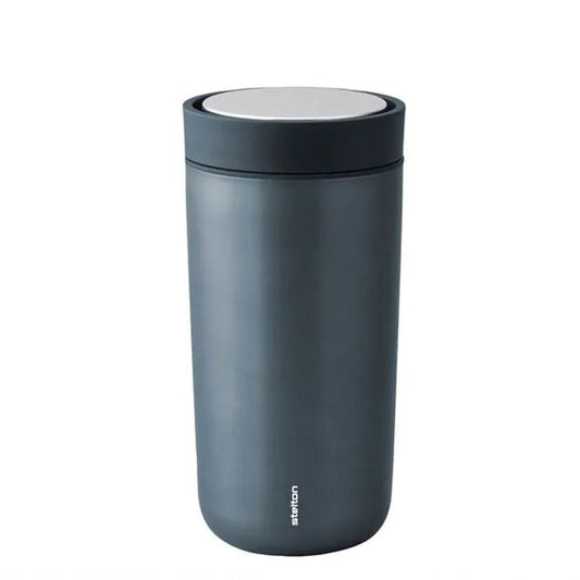 Stelton To Go Click Thermosbeker Blauw – Thermosbeker Van Stelton In Rvs-Mat Roestvrij Staal