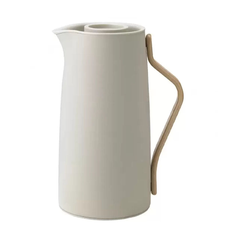 Stelton Emma Thermoskan Sand – Thermoskan Van Stelton In Rvs-Mat Kunststof