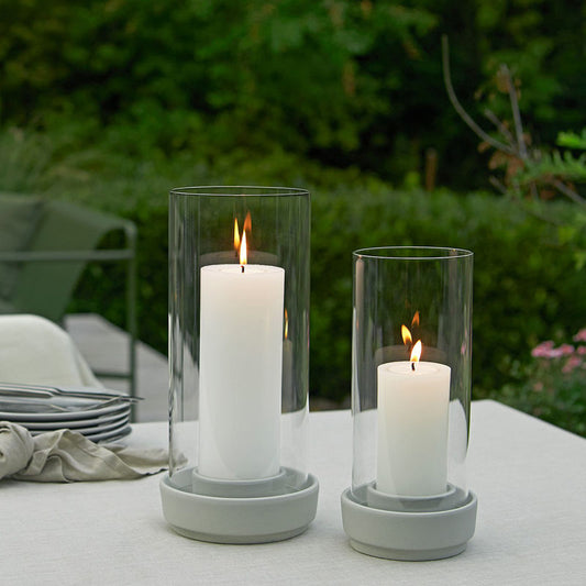 Stelton Hurricane Windlicht Sand 24,5 cm