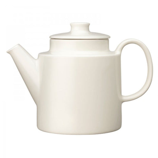 Iittala Teema Theepot Met Deksel Wit 1 L – Theepot Van Iittala In Rood Porselein