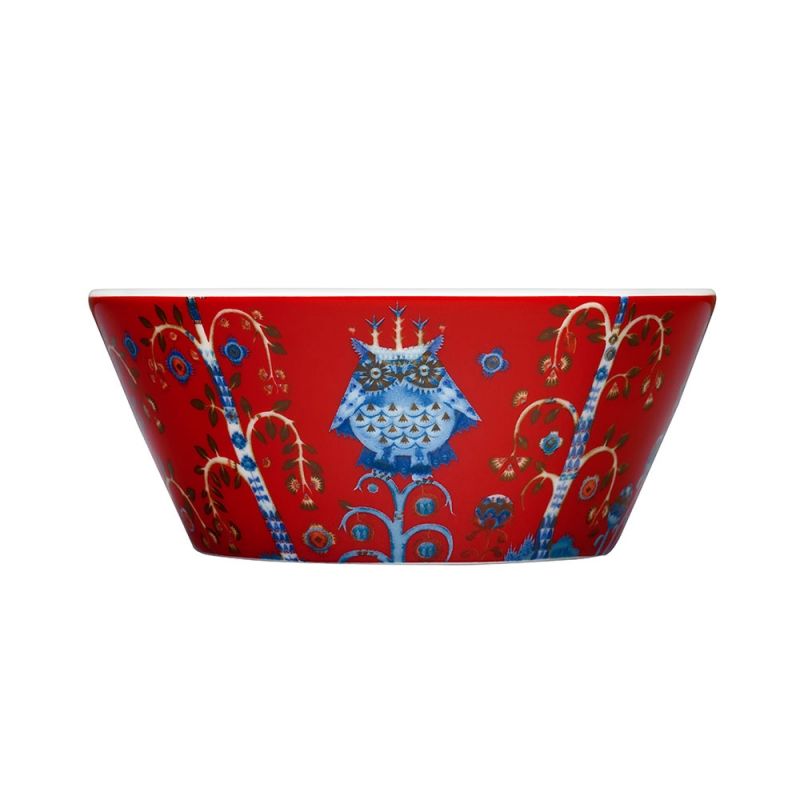 Iittala Taika Schaal Rood 30 cl – Schaal van Iittala in Rood Porselein