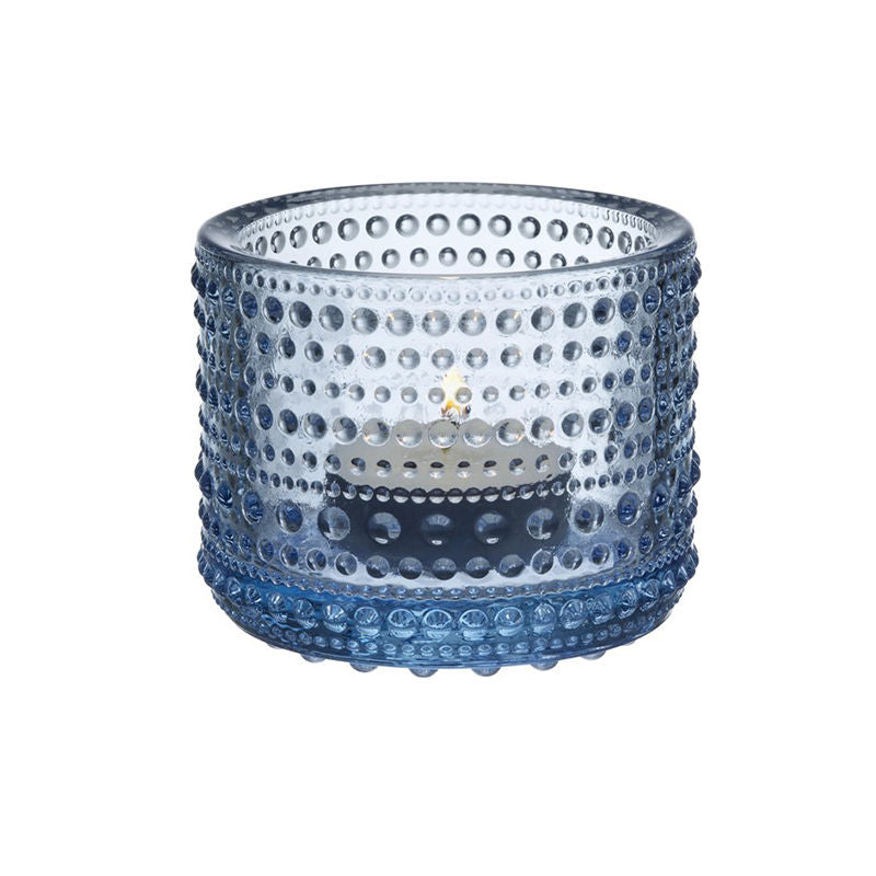 Iittala Kastehelmi Waxinelichthouder Aqua – Waxinelicht Van Iittala In Meerkleurig Glas