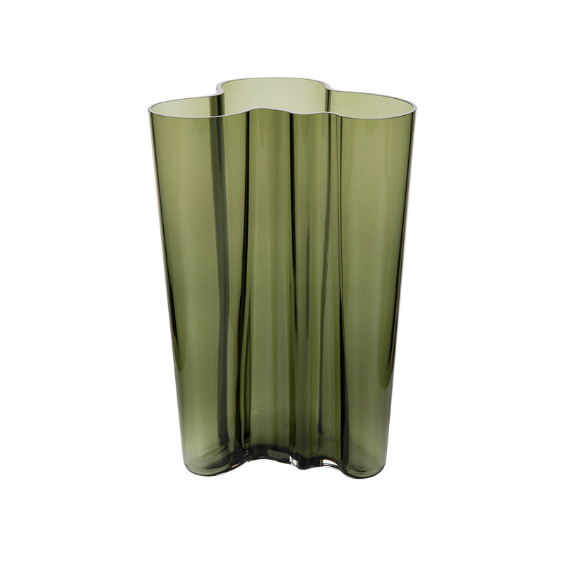 Iittala Alvar Aalto Vaas Mosgroen 25,1 cm