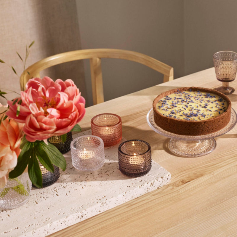 Iittala Kastehelmi Waxinelichthouder Linnen