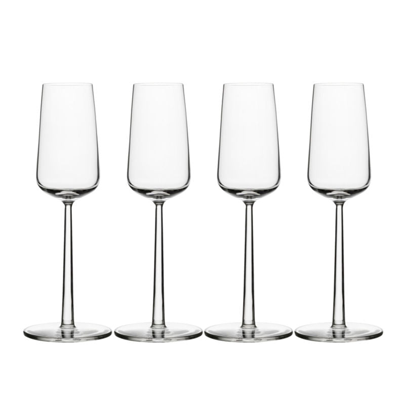 Iittala Essence Champagneglas 21 Cl 4 Stuks – Wijnglas Van Iittala In Meerkleurig Kristalglas