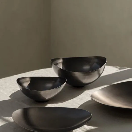 Blomus Ondea Schaal Burned Metal