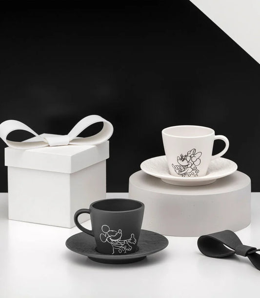 Villeroy & Boch Manufacture Rock Mickey Mouse Espresso Set 4-Delig