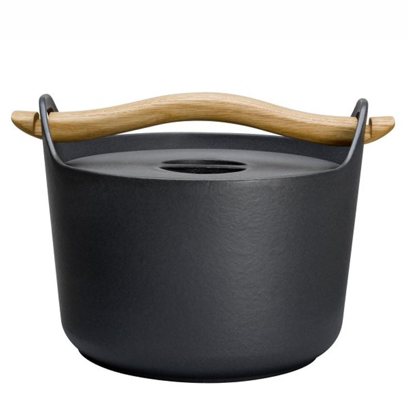 Iittala Sarpaneva Braadpan Inclusief Deksel En Houten Handvat 3 L