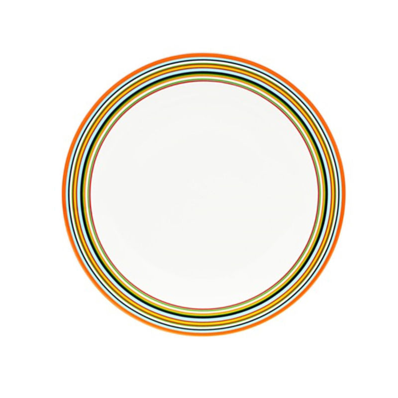 Iittala Origo Dinerbord Oranje 26 cm – Bord van Iittala in Meerkleurig Porselein