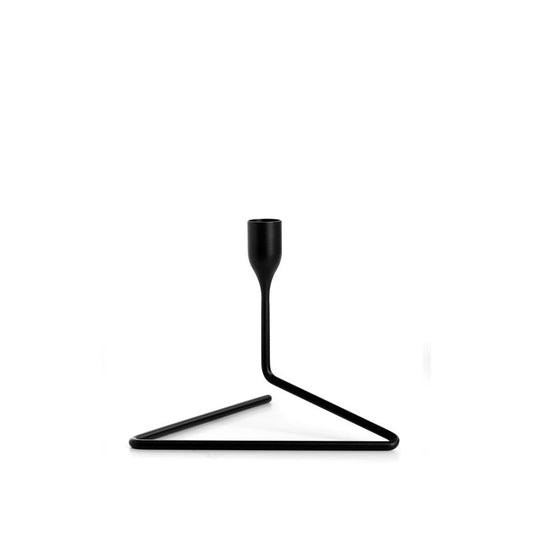 Born in Sweden Puzzle Kaarsenstandaard Zwart Small – Kaarsenstandaard van Born in Sweden in Zwart RVS