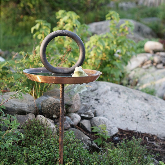 Born In Sweden Bird Bath Vogelbad RVS Zwart