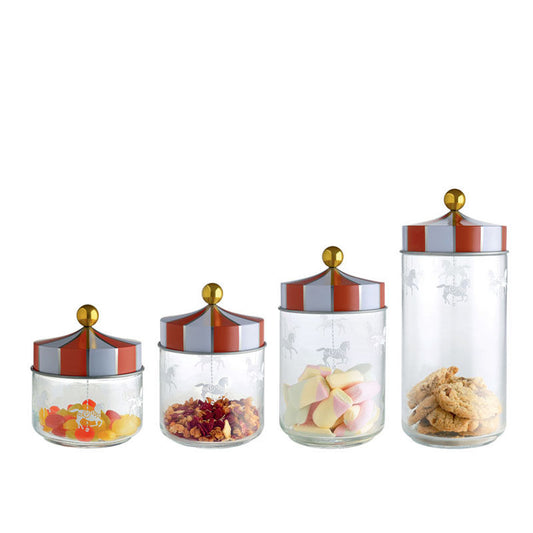 Alessi Circus Voorraadpot 1 L – Voorraadpot Van Alessi In Beige