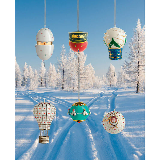 Alessi Fleurs De Jori Kerstornament Mongolfiera Reale