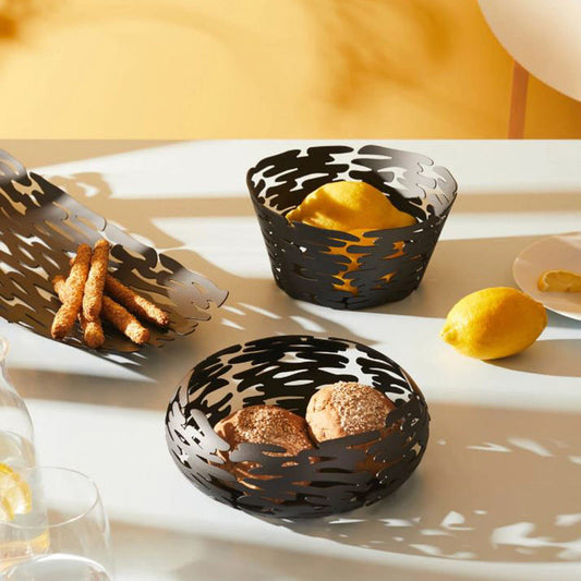 Alessi Barknest Schaal Zwart 21 cm