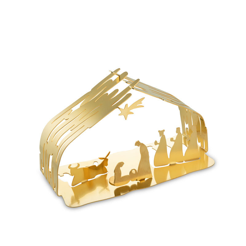 Alessi Bark For Christmas Kerststal Goud – Kerstdecoratie Van Alessi In Antraciet Roestvrij Staal