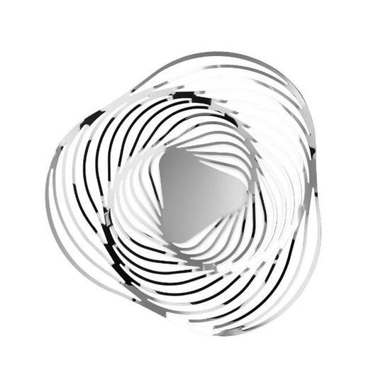 Alessi Trinity Schaal Zwart 33 Cm – Fruitschaal Van Alessi In Grijs Roestvrij Staal