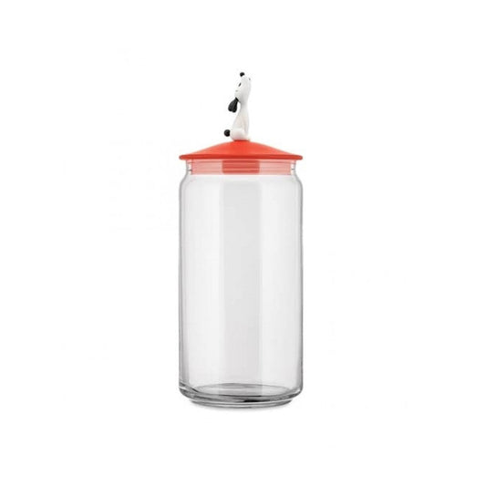 Alessi Lula Voorraadpot Rood 1,5 L  – Voorraadpot  van Alessi in Rood Oranje