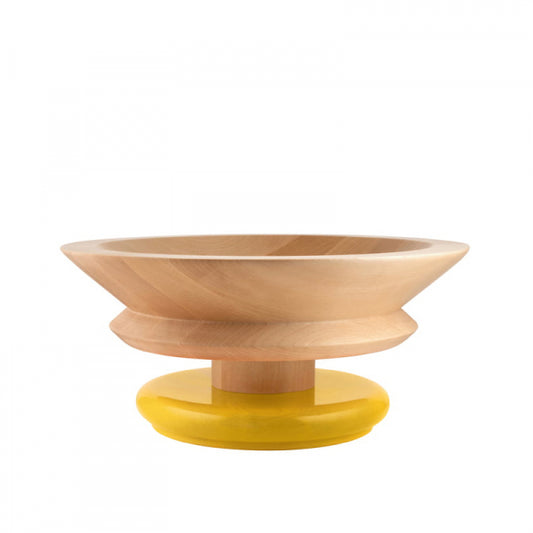 Alessi Twergi Centrepiece Schaal Geel