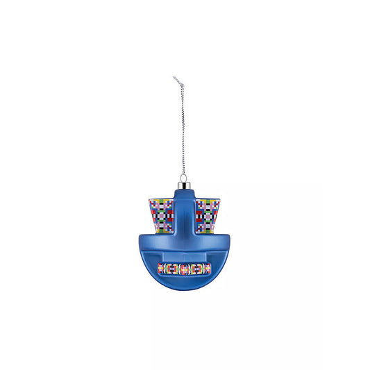 Alessi Holyhedrics Glow Kerstbal – Kerstdecoratie Van Alessi In Blauw, Wit