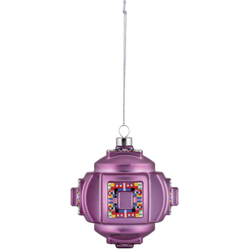 Alessi Holyhedrics Fractal Kerstbal – Kerstdecoratie Van Alessi In Blauw, Wit