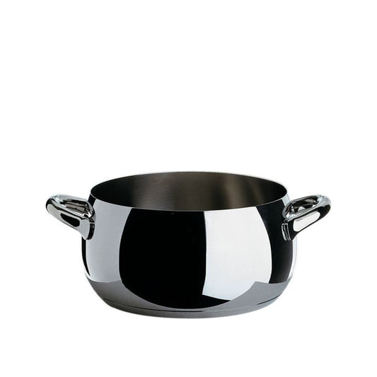 Alessi Mami Kookpan Rvs 16 Cm – Pan Van Alessi In Bruin Roestvrij Staal (Glanzend)
