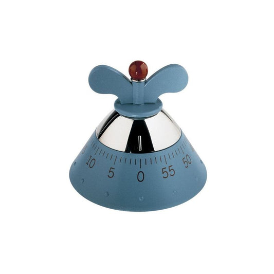 Alessi Michael Graves Kookwekker Blauw – Kookwekker Van Alessi In Bruin, Helder Kunststof, Roestvrij Staal