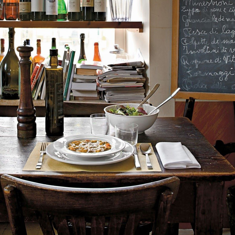 Alessi Pbc Soepbord 4 Stuks  – Bord Van Alessi In Donkergrijs Porselein