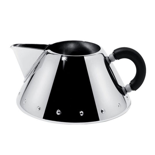 Alessi Michael Graves Melkkan Zwart – Melkkan Van Alessi In Bruin, Wit Roestvrij Staal