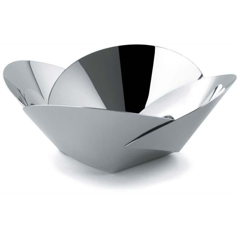 Alessi Pianissimo Fruitschaal – Fruitschaal Van Alessi In Donkergrijs Roestvrij Staal