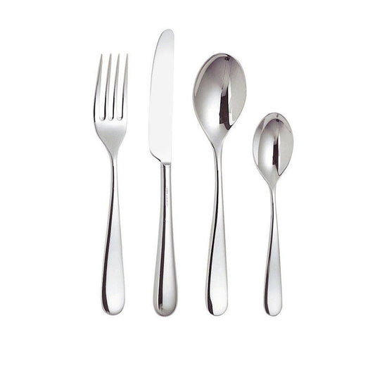 Alessi Nuovo Milano Besketset 24-Delig – Bestek Van Alessi In Donkerblauw Roestvrij Staal