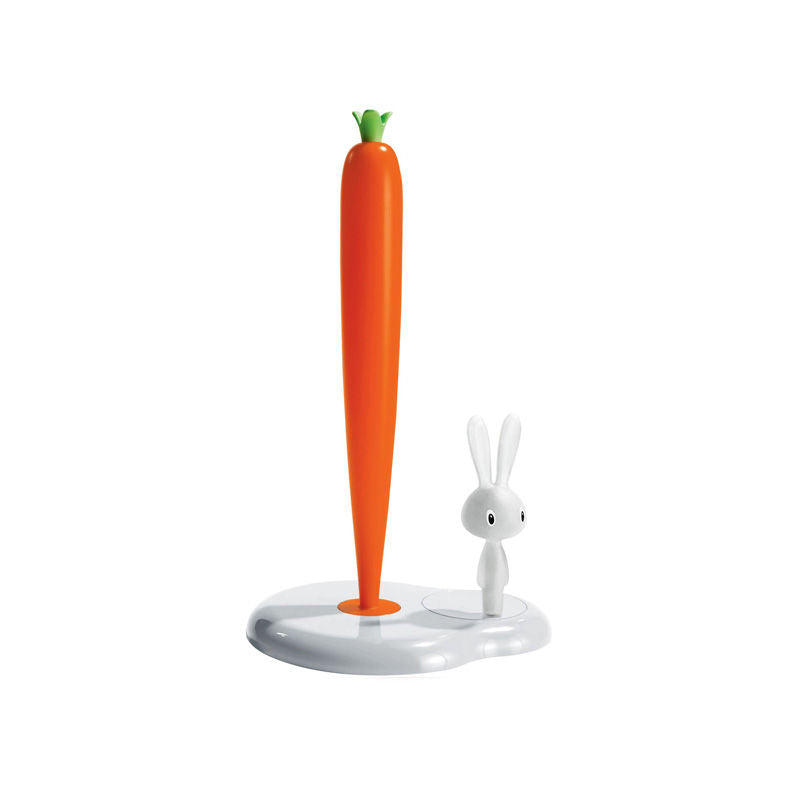 Alessi Bunny & Carrot Keukenrolhouder Wit – Keukenrolhouder Van Alessi In Beige Kunststof