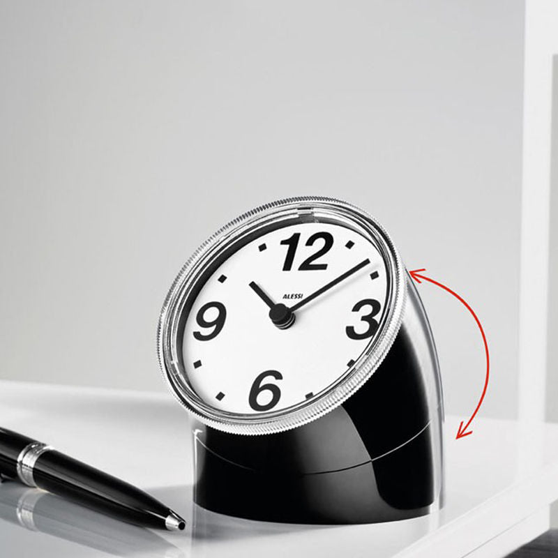 Alessi Cronotime Tafelklok Zwart – Klok Van Alessi In Beige Kunststof