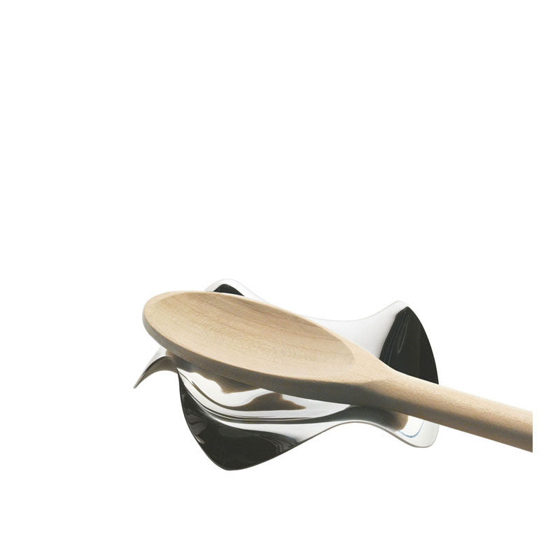 Alessi Blip Lepelhouder – Lepelhouder Van Alessi In Beige Chroom