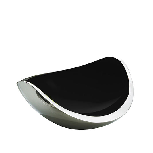 Bugatti Ninnananna Fruitschaal Zwart – Fruitschaal Van Bugatti In Helder Roestvrij Staal