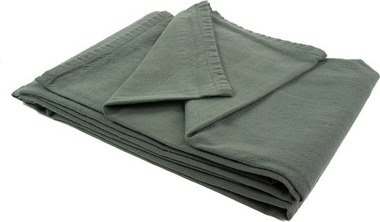 Kook Tafelkleed 140/230 cm Washed Uni Grijs