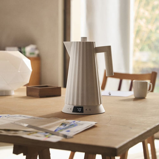 Alessi Plissé Waterkoker Temperatuur Controle Wit 1,7 L
