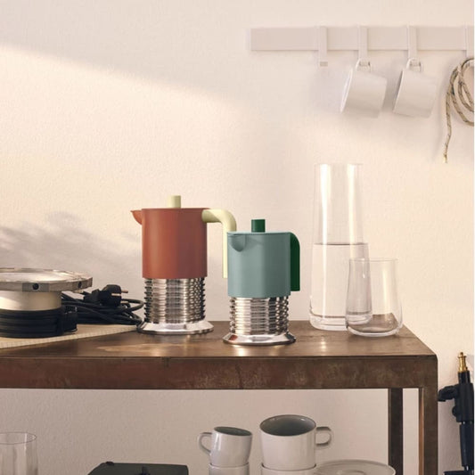 Alessi Vite Percolator Bruin 3 Kops