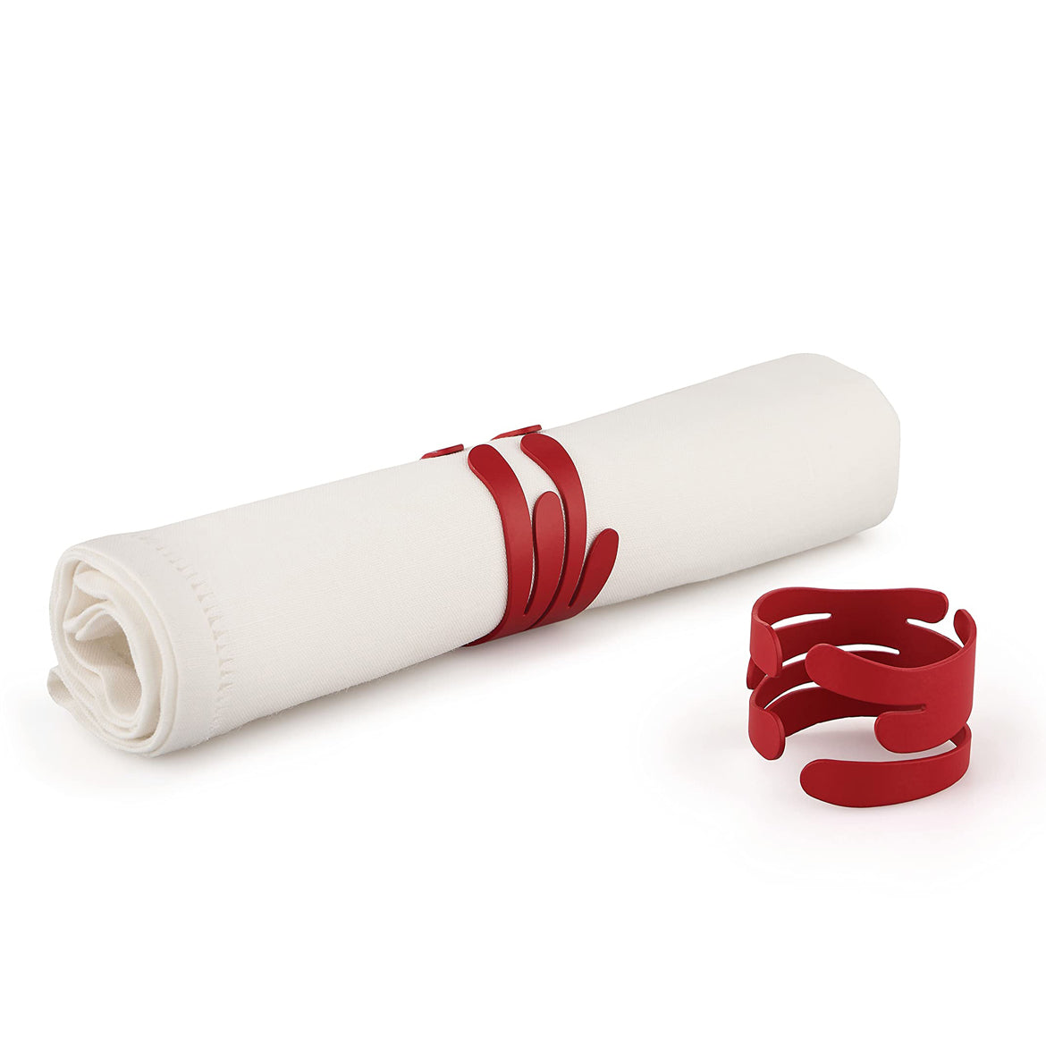 Alessi Barkring Servetringen Rood 2 Stuks