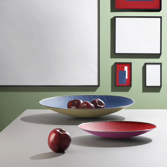 Alessi Cohncave Schaal Blauw 49 cm