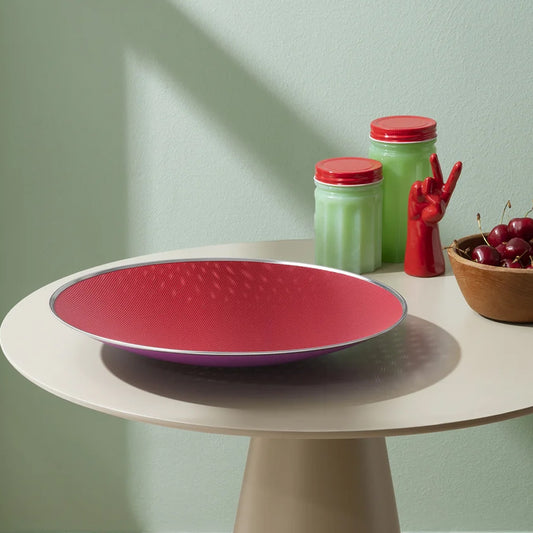 Alessi Cohncave Schaal Rood 33 cm