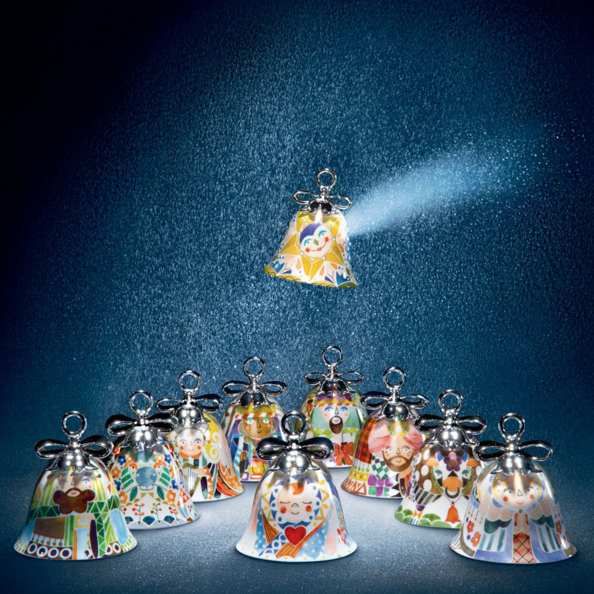 Alessi Holy Family Kerstklokje Angel