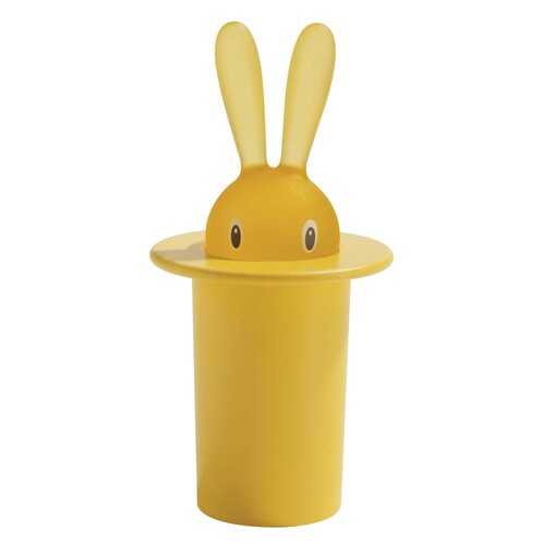 Alessi Magic Bunny Tandenstokerhouder Geel