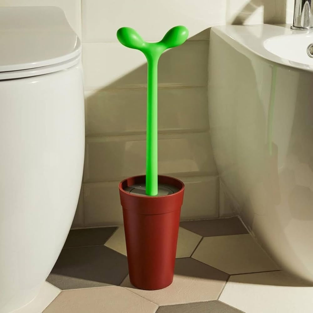 Alessi Merdolino Toiletborstel Bruin